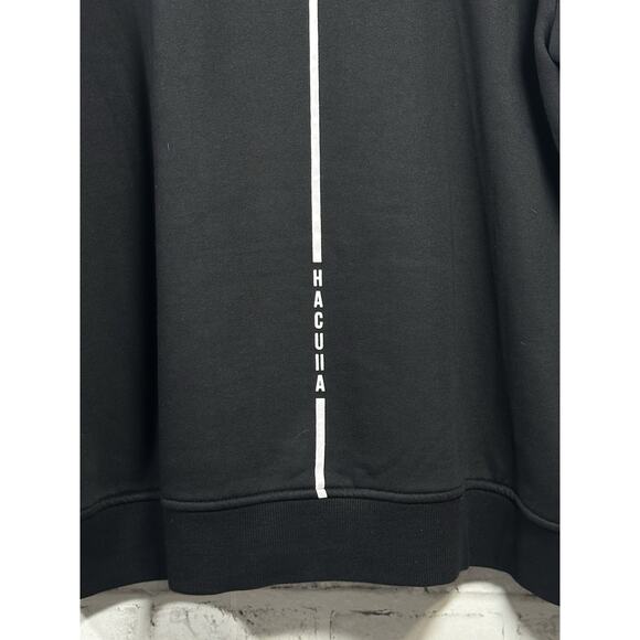 Haculla Crewneck Sweatshirt Mens Size 2XL Embroidered Black EUC - Picture 5 of 9
